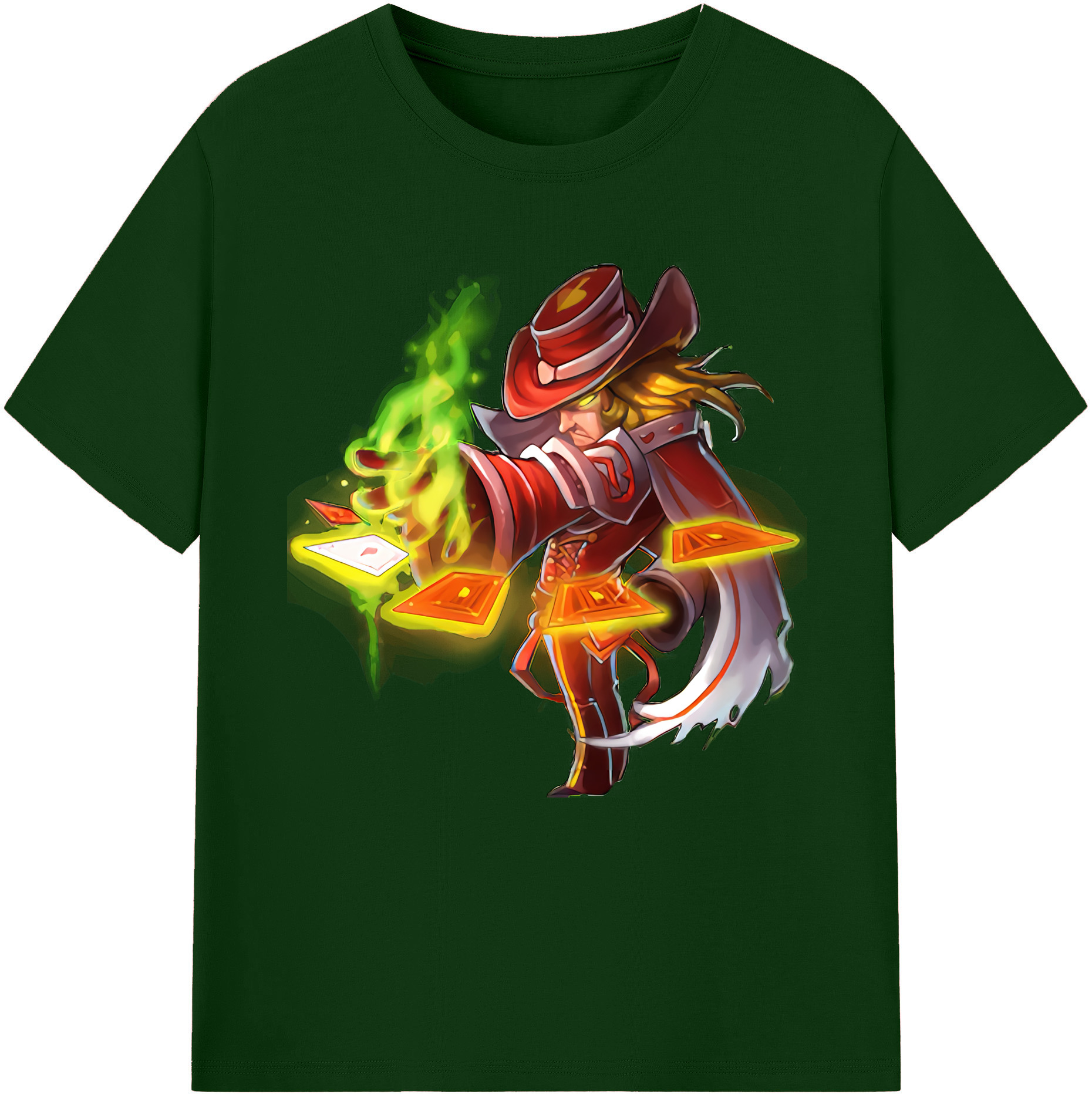 リーグ・オブ・レジェンド League of Legends LOL 綿100％半袖Tシャツ（フロントプリント）
